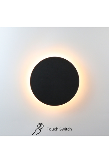 Choice black Warm White (2700-3500K) LED Wall Light With Touch Switch Bedroom Bedside Wall Lamp Indoor Stai
