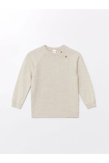 LC Waikiki Create Your Style from Uzg Store |   Crew Neck Long Sleeve Baby Boy Knitwear Sweater