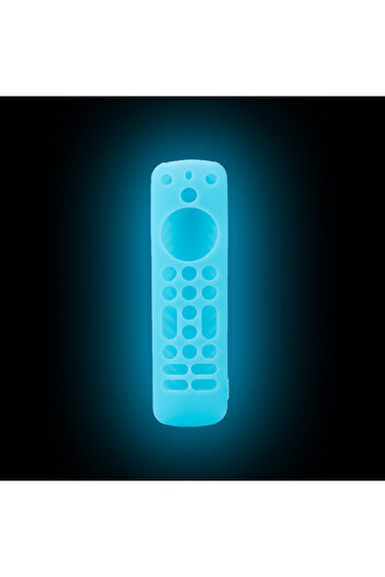 Choice 15.1x4.1x1.7cm Luminous blue 1 Piece New Luminous Silicone TV Remote Protective Case For Amazon Fire