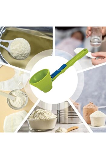 Choice1 green New Mess Free Measuring Funnel Creative Kitchen Tool For Protein Powder