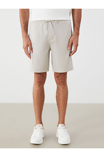 LC Waikiki Beige Standard Fit Men's Shorts