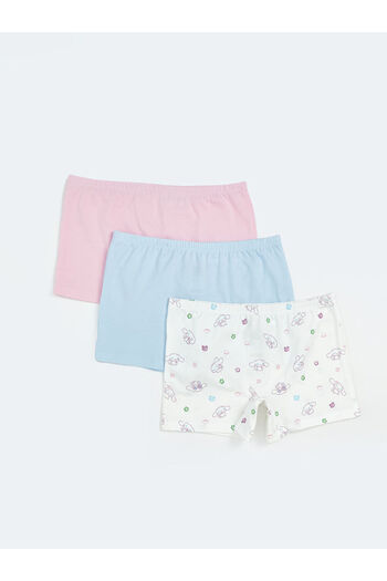 LC Waikiki Sparkling Selections from Shining Store |   Printed Girls' Boxers, Pack of 3