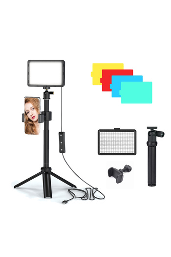 Choice مع مشبك 1 قطعة من لوحة إضاءة فيديو LED للتصوير الفوتوغرافي ومجموعة مصابيح استوديو التصوير للبث المباشر
