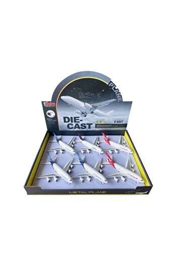 MAU CAT Hwa3801 Cb Lighted Metal Passenger Plane