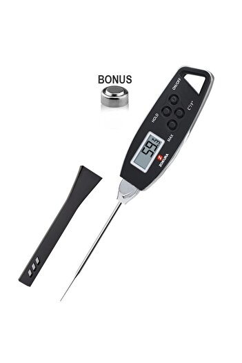 Zokura Waterproof meat thermometer, Black -