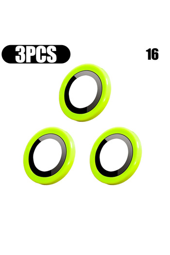 Choice 16 ProMax(3pcs Green 2-3Pcs Camera Protector Lens Film For IPhone 16 Pro Max Night Light Colorful Le