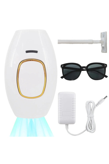 Choice1 UK Plug 881-bai- IPL Hair Removal Device 990000 Flashes for Women Painless Permanent Laser Epilator