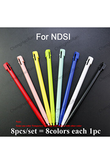 Choice 8 colors for ndsi 1Set 5-12pcs Plastic/Metal Touch Screen Stylus Pen Game Console Pen for NDSL NDSi