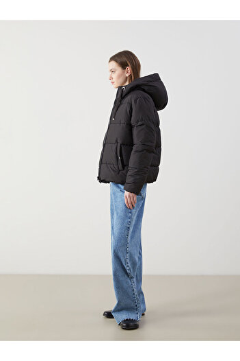 LC Waikiki Sparkling Choices from Shining Store |   Women's Puffer Jacket with Hood