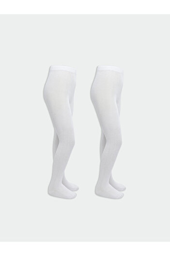 LC Waikiki Sparkling Selections from Shining Store |   Basic Girls' Pantyhose 2-Pack