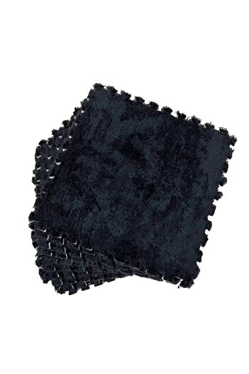 dalip Set 10 Piese Covor tip Puzzle, Flippy, Spumă EVA, 30x30x1 cm, Negru
