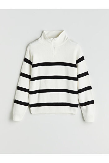 LC Waikiki Stand Collar Boy's Knitwear Sweater