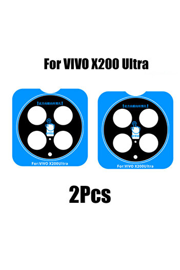 Choice For VIVO X200Ultra 2Pcs For VIVO X200 Ultra X200s Camera Lens Glass Cover Locator Easy Installation