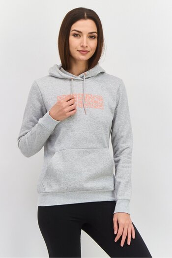 Puma Women Sportswear Fit Long Sleeves Outdoor Sweatshirt, Grey