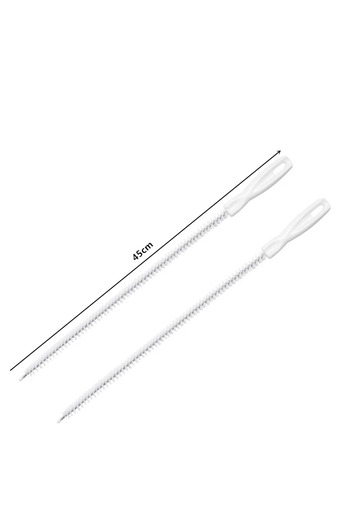 Choice1 2PCS Pipe Dredging Brush Bathroom Hair Sewer Sink Cleaning Brush Drain Cleaner Flexible Cleaner Kitc