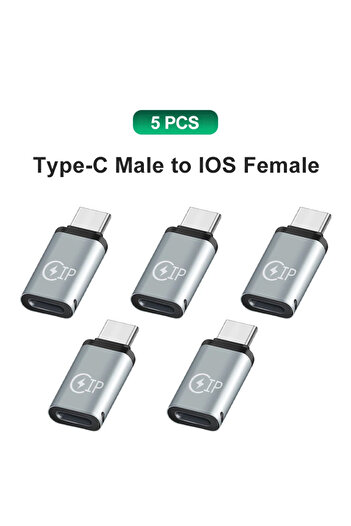 Choice 5x ios to Type C USB C Adapter Type C To Micro To Mini USB To USB A Male Converters For Xiaomi Samsu