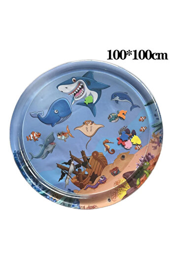 Choice Style C Water Sensory Play Mat Thickened Inflatable Water Mat For Cat And Dog Pet Playmat With Fish