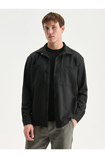 LC Waikiki Sparkling Choices from Shining Store |   Regular Fit Long Sleeve Men's Shirt Jacket