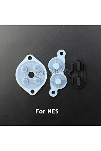 Choice For NES JCD 2set Rubber Conductive Buttons For NES/ FC /SNES / SFC /Wii PAD /N64/ NGC /Sega Saturn