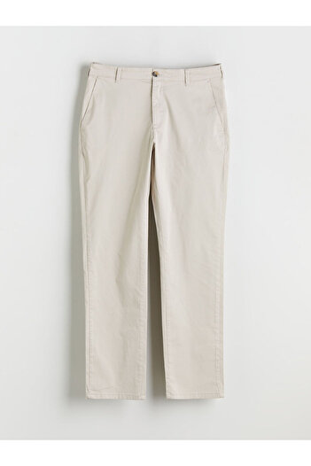 LC Waikiki Beige Standard Fit Men's Chino Trousers