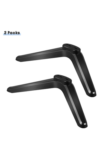 Choice Black Suitable for TV base stand legs universal TV stand base mount with screws set suitable for liv