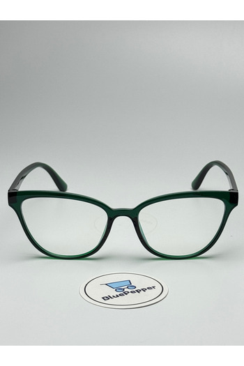 BluePepper Lily Green Blue Light Protection Glasses Unisex Cateye Can Change Optical Compatible Glasses