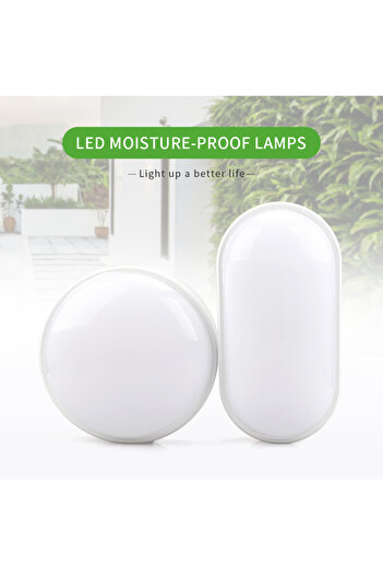Choice Cold White Oval 16W 16W 20W Outdoor LED Wall Lamp Garden Porch Surface Mounted Oval Sconce Lighting