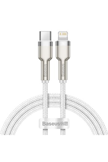 Baseus 1m White 20W PD USB C Cable for iPhone 14 13 12 Fast Charging Charger for MacBook iPad Pro Ty