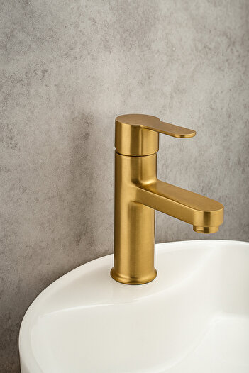 Saba MAT GOLD LAVABO BATARYASI
