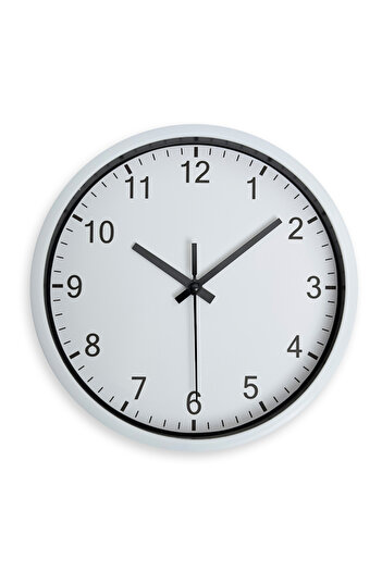 Choice 8Inch Sl002 8inch Modern Simple White Background Pattern Plastic Glass Wall Clock Living Room Bedroo