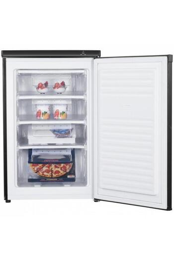 Heinner Congelator HFF-HM91BKE++, 91 l, 4 sertare, Clasa E, Control mecanic, H 85 cm (Negru)