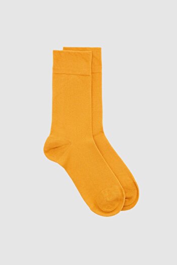 D'S Damat Ds Damat Mustard Cotton Socks