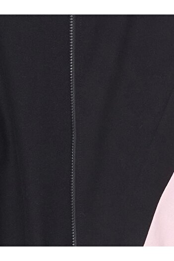 LC Waikiki Lcw Kids Black Hooded Girl's Zip-Up Sweatshirt