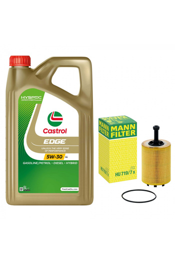 CASTROL Pachet revizie ulei Edge Longlife pentru VW Caddy III Microbus (2Kb, 2Kj, 2Cb, 2Cj) motor di