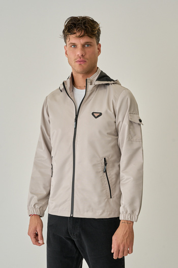 Rogyi Tekstil New Season Men's Hooded Comfortable Fit Seasonal Jacket