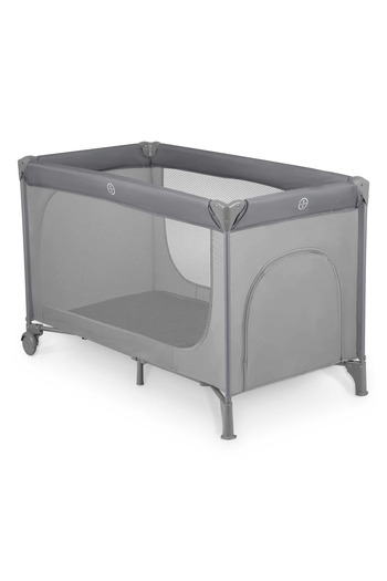 İSP Ultra-portable folding travel cot for children "ISP Relaxing Bed", Mattress Included, 125 x 65 cm, Gray