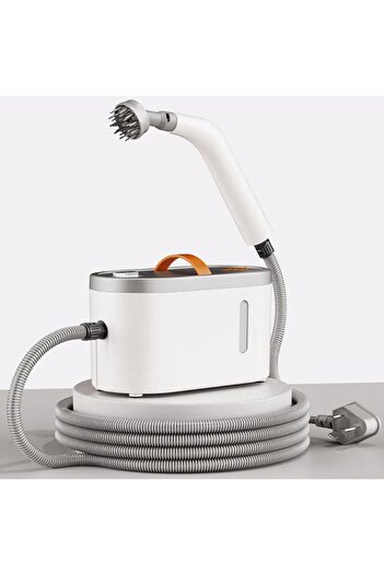 Tradeo Multifunctional Steam Cleaner, 120°C High Temperature, Handheld Design with Extended Hose, White