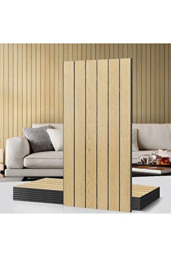 topbazar Set tapet autoadeziv 3D TopBazar, 5 bucăți, 60x30 cm/buc, model lemn în relief, rezistent la apă
