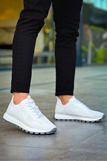 Chekich Ch2409 - Knitwear Men's Shoes White