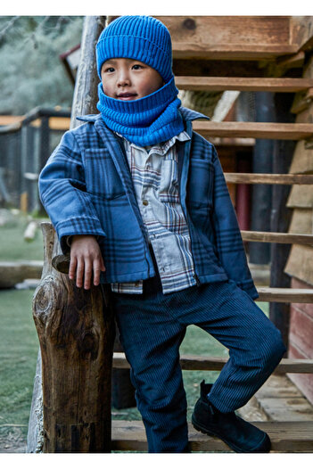 MAYORAL Navy Blue Boys' Velvet Jogger Pants 4568