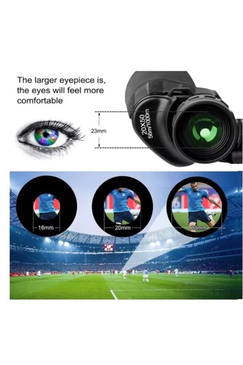 RBEN Professional Binoculars for Adults with Smartphone Adapter – BAK4 Prism & FMC Lens, High-Power