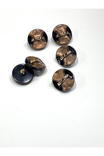 karantuhafiye Shiny Surface, Light Gold Belt Accessory Button / 1.8 cm / M03118 / Milky Coffee