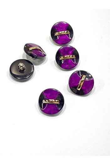 karantuhafiye Shiny Surface, Light Gold Belt Accessory Button / 1.8 cm / M03118 / Squeeze