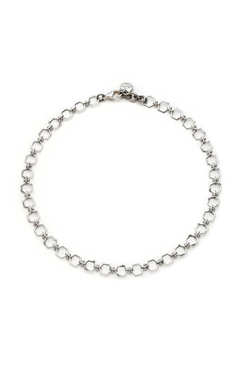 Mon Reve Hexa Chain Gümüş Kaplama Zincir Kolye