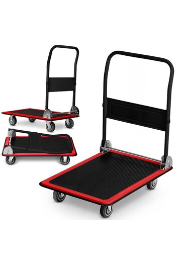 ideal STORE idealSTORE Platform Trolley, Maximum Load 300Kg, Steel Platform, Anti-Slip Coating, Er Handle