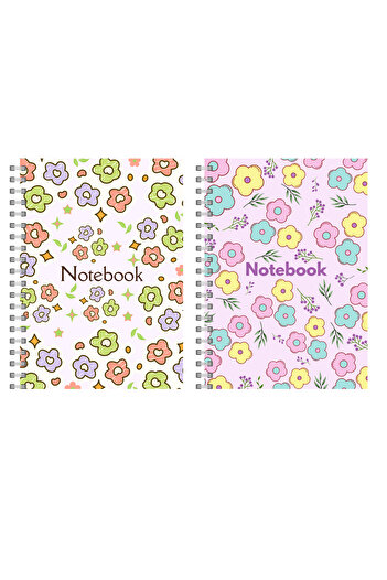 Minnoş A5 Spiral School Notebook 80 Sheets Set of 2 - Concept Notebook - Notebook