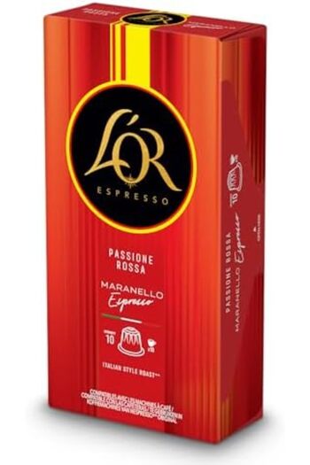L'OR - Espresso Coffee - Maranello - Limited Edition - Intensity 10 - Dark Roast - 10 Aluminium Caps