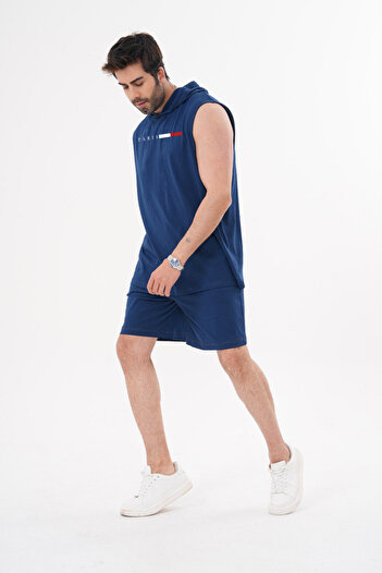 Flaubert - Men's Sports Gym Only Cotton with Paris Printed on It