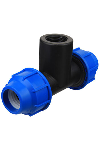 Evotools Reducing Tee FI HDPE Italy Type 63 mm 2 inch