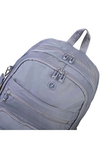 Nas Bag Unisex Large Size Multi-Eye Lightweight Backpack Gray